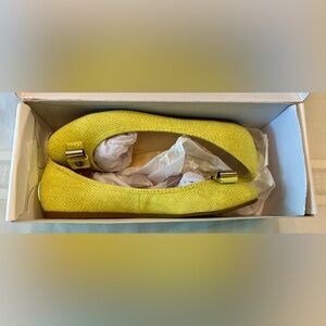 Bar III Neon Green/ Chartreuse Ballet Flats